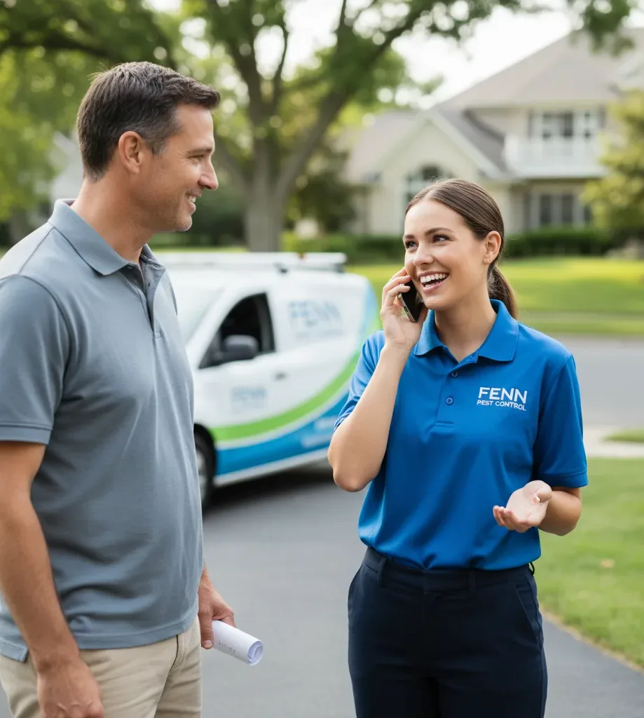 Fenn Pest Control customer support in Richford